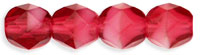 Czech Fire Polish 6mm-Pearl/Fuchsia (image for) Czech Fire Polish 6mm-Pearl/Fuchsia